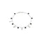 FIREFLIES BRACELET IN 925 SILVER AND STONES WITH LOVE WRITING, 18 CM LONG SLCBBN72